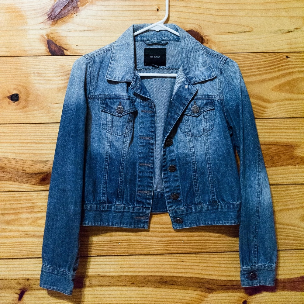 Iris Basic Ombre Denim Jacket